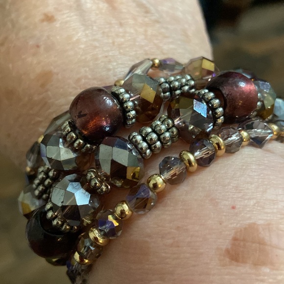 SET of THREE Stretch Bracelets - Picture 8 of 8